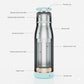 Leak-Proof Glass Water Bottle with Silicone Protective Sleeve