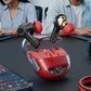 Blazing Red Transparent Bluetooth Earbuds