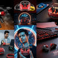 Blazing Red Transparent Bluetooth Earbuds
