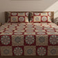 Queen Size Bedsheet With 2 Pillow Covers