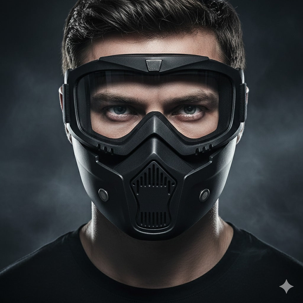 🛡️Transparent Full Face Shield – Reusable, Dustproof & Anti-Fog Safety Glasses @Just Rs.399/-