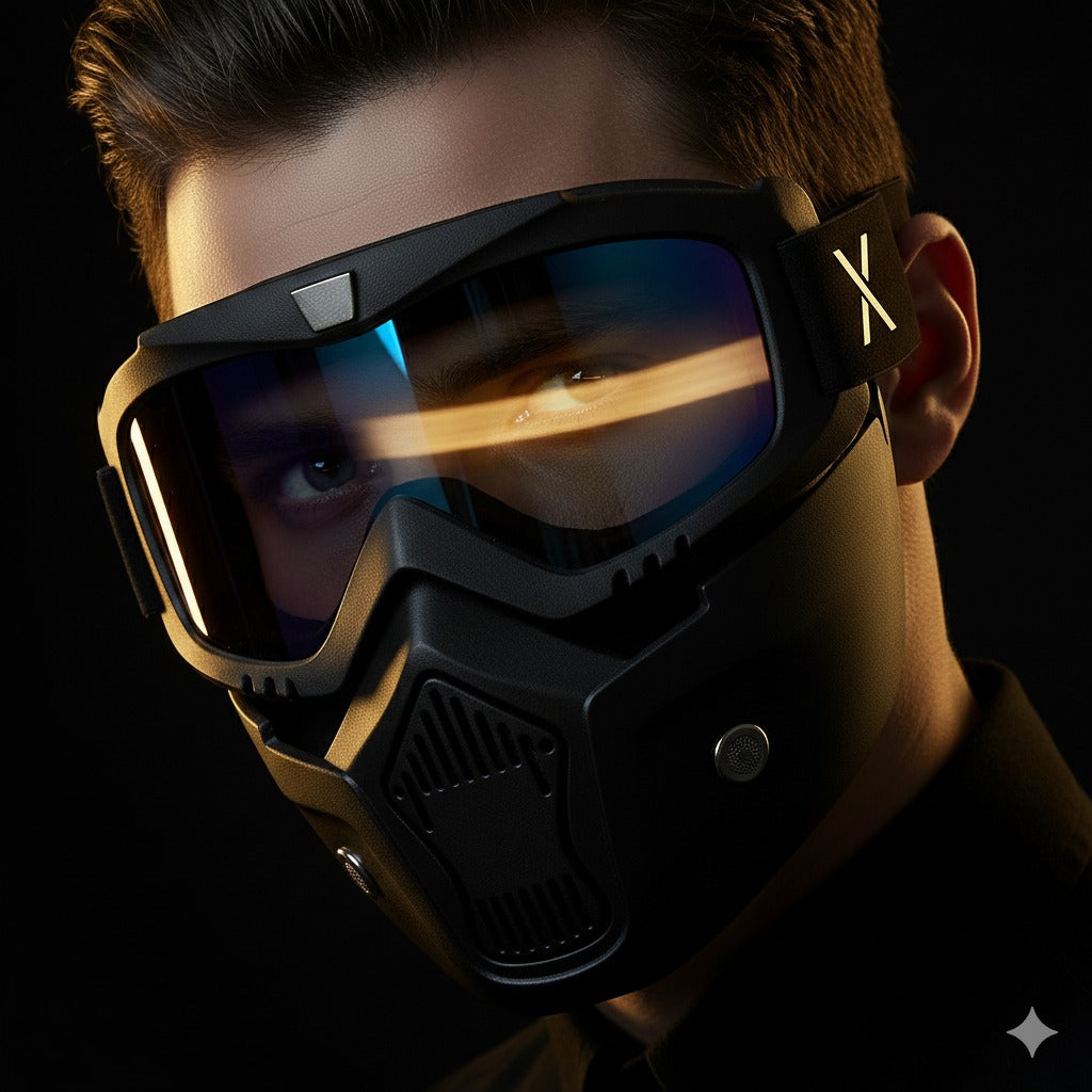 🛡️Transparent Full Face Shield – Reusable, Dustproof & Anti-Fog Safety Glasses @Just Rs.399/-