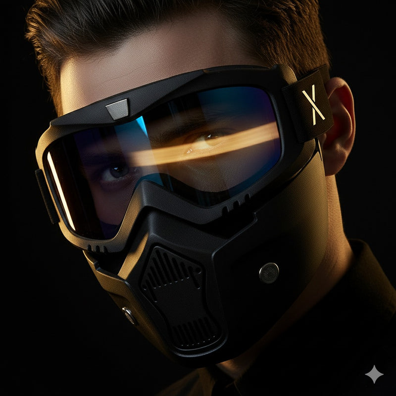 🛡️Transparent Full Face Shield – Reusable, Dustproof & Anti-Fog Safety Glasses @Just Rs.399/-