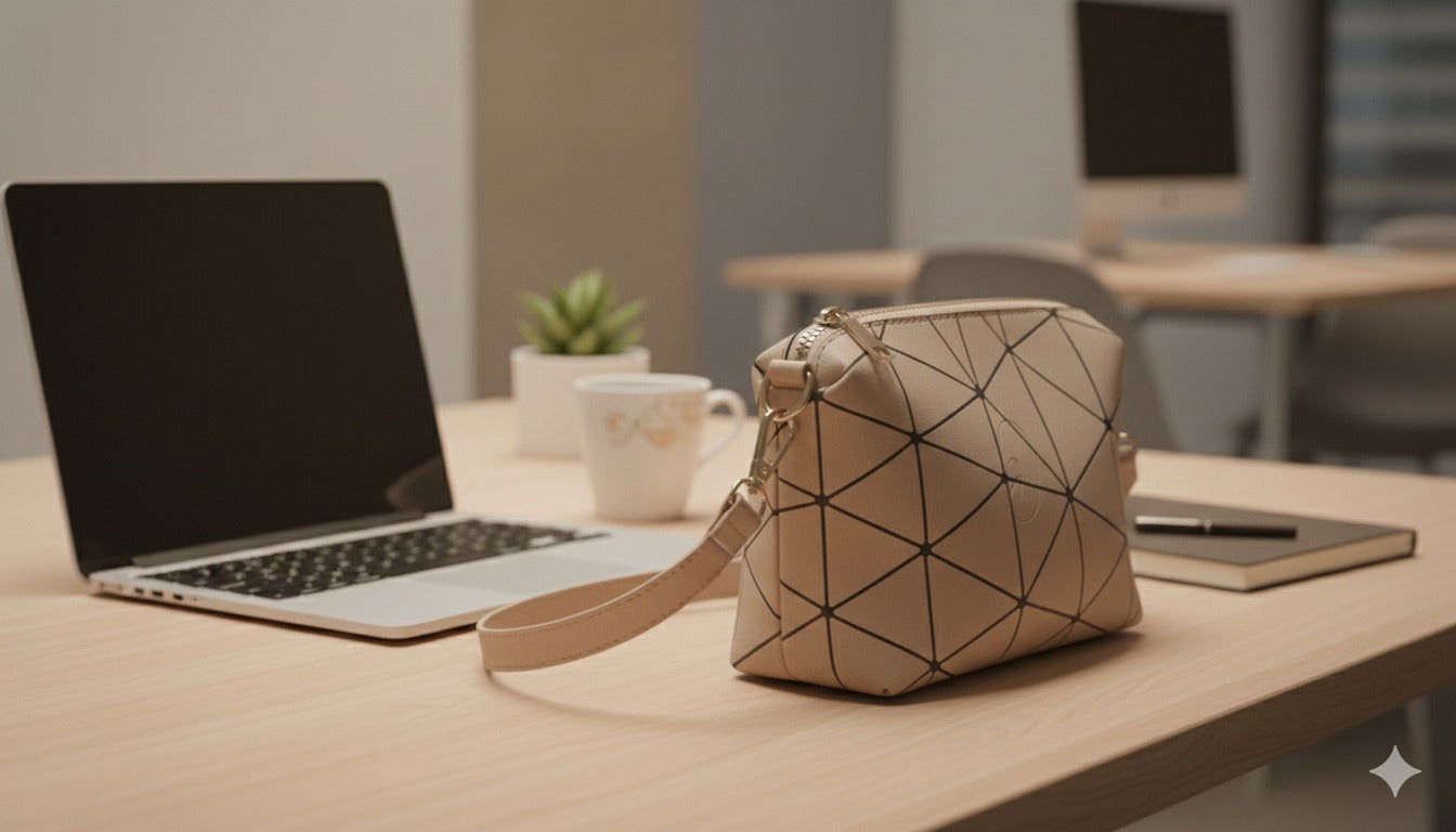 Women’s Diamond Pattern Crossbody Elegant Sling Bag