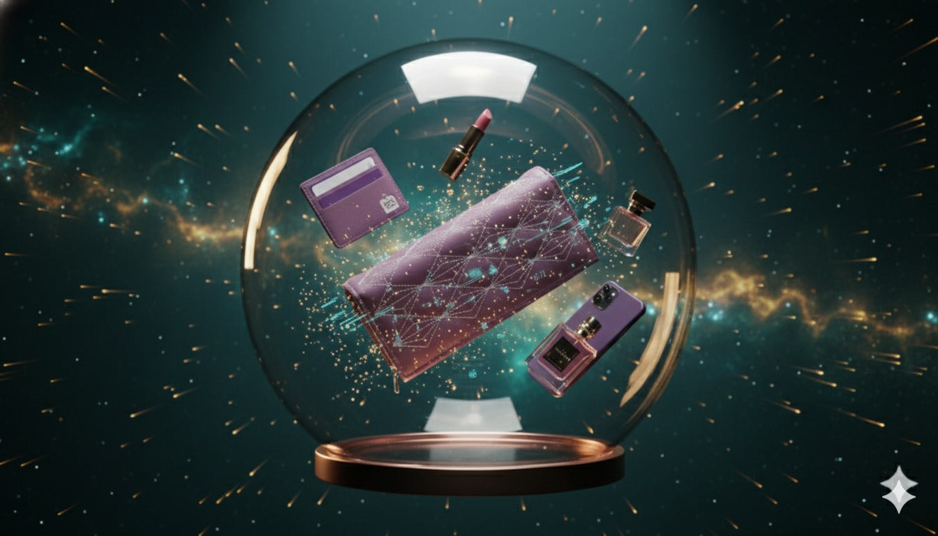 Women's Faux Leather diamond-stitch Wallet