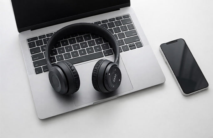 Ctrl8 P47 Bluetooth & Wired Headphones with Foldable Design